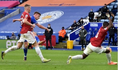  麦迪逊任意球贴地斩，莱斯特城主场击退诺丁汉森林